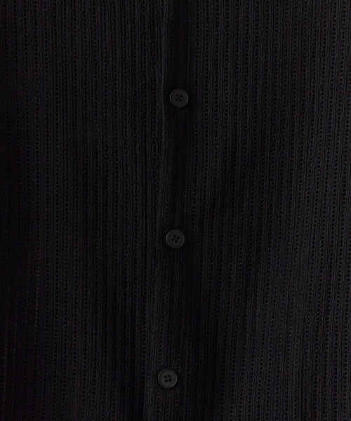 ROOPTOKYO（ループトウキョウ）の「半袖メッシュノーカラーシャツ（シャツ/ブラウス・メンズ・ホワイト/ブラック・L/M）」の6枚目の写真