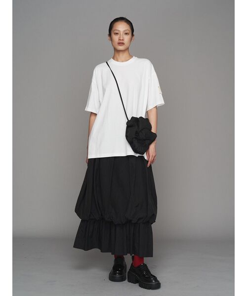 UN3D.（アンスリード）の「【MISATO ANDO】Pansy-chan T / パンジーちゃんTシャツ（Tシャツ/カットソー・レディース・カーキ/ブラック/ホワイト・44/38）」の6枚目の写真