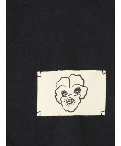 UN3D.（アンスリード）の「【MISATO ANDO】Pansy-chan T / パンジーちゃんTシャツ（Tシャツ/カットソー・レディース・カーキ/ブラック/ホワイト・44/38）」の16枚目の写真