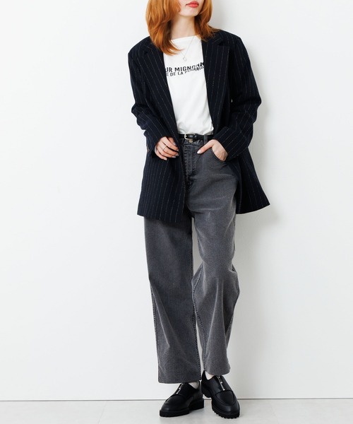 HIMIKO(ヒミコ)の「【HIMIKO】トラックソールセンタージップローファー/651325(ドレスシューズ・レディース・ブラック/カーキ/ガンメタ・25.5cm/23.0cm/25.0cm/24.5cm/24.0cm/23.5cm/22.5cm/22.0cm)」の7枚目の写真