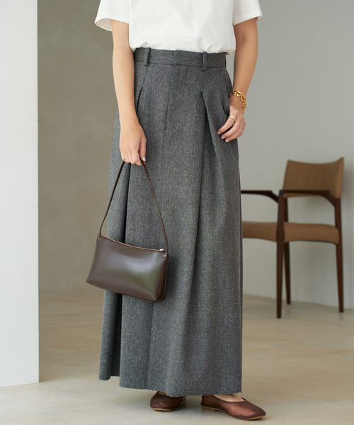 Plage R’IAM TWEEDボンディング スカート　34 プラージュ 追加》R'IAM TWEEDボンディング スカート（スカート）｜Plage