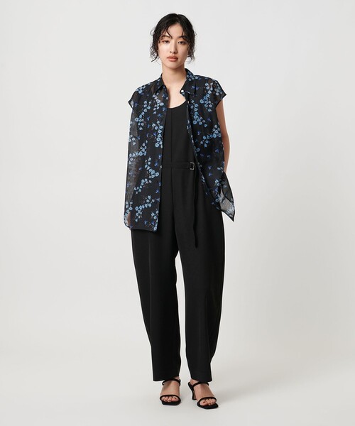 UNITED ARROWS（ユナイテッドアローズ）の「ウエストベルトオールインワン - ウォッシャブル -（つなぎ/オールインワン・レディース・ダークグレー/ブラック・36/38）」の20枚目の写真