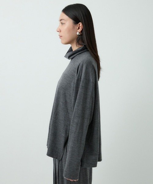 Chaos（カオス）の「Chaos(カオス)/◇佐藤佳菜子さんYouTube紹介◇　レダリーハイネックプルオーバー　【セットアップ可】（ニット/セーター・レディース・チャコール/ブラック/ネイビー・FREE）」の18枚目の写真