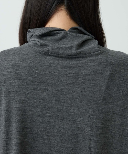 Chaos（カオス）の「Chaos(カオス)/◇佐藤佳菜子さんYouTube紹介◇　レダリーハイネックプルオーバー　【セットアップ可】（ニット/セーター・レディース・チャコール/ブラック/ネイビー・FREE）」の6枚目の写真