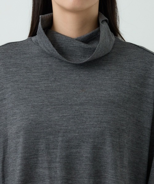 Chaos（カオス）の「Chaos(カオス)/◇佐藤佳菜子さんYouTube紹介◇　レダリーハイネックプルオーバー　【セットアップ可】（ニット/セーター・レディース・チャコール/ブラック/ネイビー・FREE）」の20枚目の写真