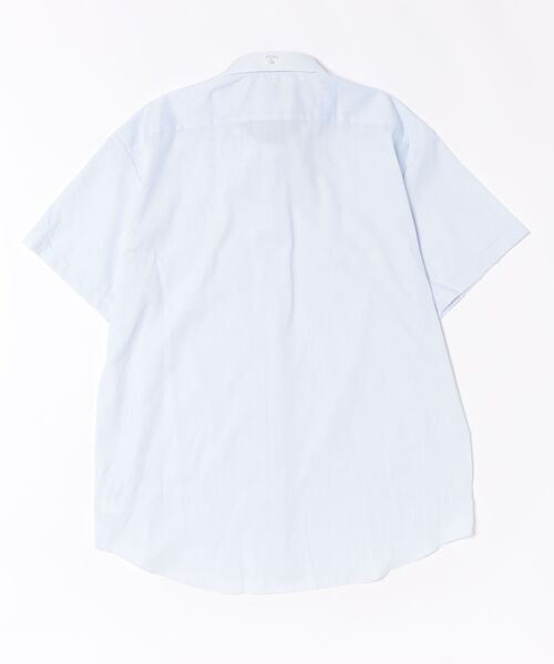 TOKYO SHIRTS(トウキョウシャツ)の「【吸水速乾】 形態安定ノンアイロン ボタンダウン 半袖ビジネスワイシャツ(大きいサイズ)(ビジネスシャツ・メンズ・サックスブルー・首回り47cm/首回り45cm)」の7枚目の写真