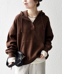 SHIPS any | SHIPS any:〈洗濯機可能〉USAコットン 裏起毛 フーディー ルーズ プルオーバー(パーカー)