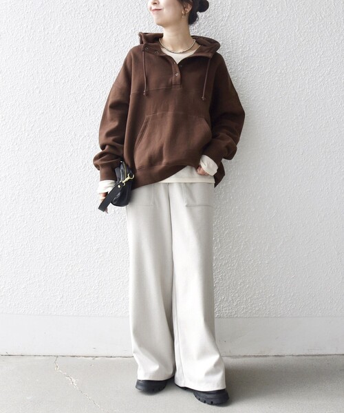 新品★oceanfreaks★オーシャンフリークス　パーカー　ネイビーＬ SHIPS any:〈洗濯機可能〉USAコットン 裏起毛 フーディー ルーズ