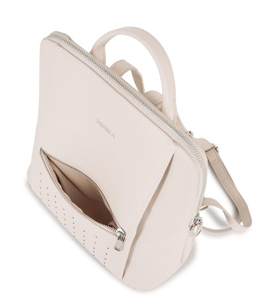 MURUA（ムルーア）の「MURUA(ムルーア)スクエアリュック MR-B1376 スタッズ（バックパック/リュック・レディース・ベージュ/ブラック/ワイン・FREE）」の13枚目の写真