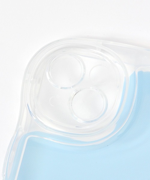 niko and...（ニコアンド）の「オリジナルニコロゴアクリルパーツ付きケース（iPhone14/15）（スマホケース/カバー・レディース・オレンジ/ライトブルー・0）」の5枚目の写真