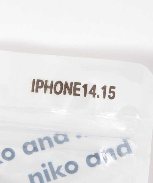 niko and...（ニコアンド）の「オリジナルニコロゴアクリルパーツ付きケース（iPhone14/15）（スマホケース/カバー・レディース・オレンジ/ライトブルー・0）」の16枚目の写真