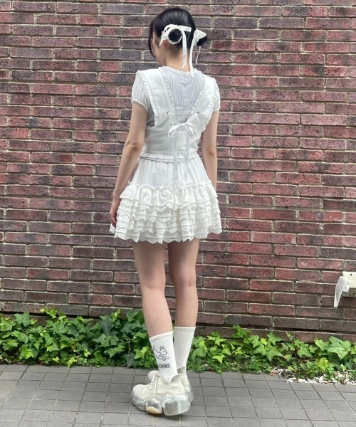 Candy Stripper（キャンディストリッパー）の「SATIN RIBBON ハーネス（その他トップス・レディース・ピンク/オフホワイト/ブラック・FREE）」の12枚目の写真