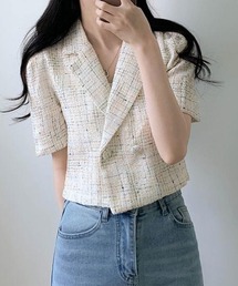 ショート半袖ジャケット