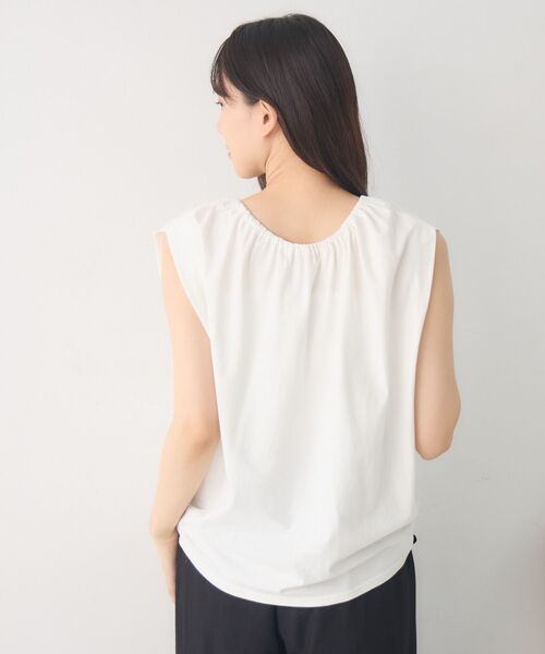 RETRO GIRL(レトロガール)の「ノースリーブゆるTEE(Tシャツ/カットソー・レディース・オフホワイト/ブラック系その他3/チャコールグレー・FREE)」の21枚目の写真