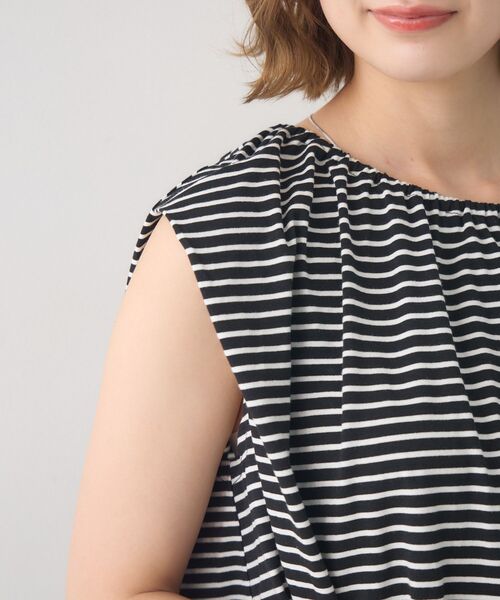 RETRO GIRL(レトロガール)の「ノースリーブゆるTEE(Tシャツ/カットソー・レディース・オフホワイト/ブラック系その他3/チャコールグレー・FREE)」の15枚目の写真