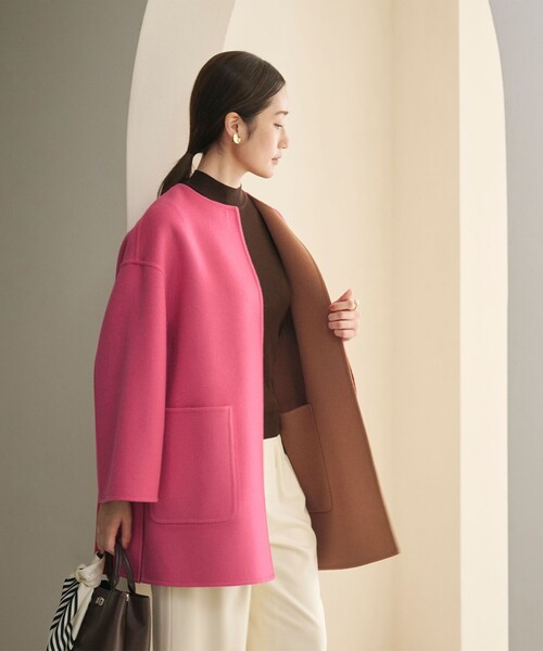 UNITED ARROWS バイカラー リバーミドルコート UNITED ARROWS｜バイカラー リバー ミドルコート | Rakuten