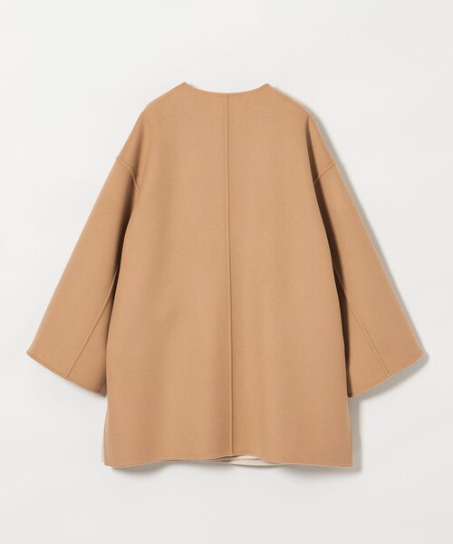 【美品】UNITED ARROWS ツイル ノーカラー　 ミドルコート UNITED ARROWS（ユナイテッドアローズ）の「＜UNITED ARROWS