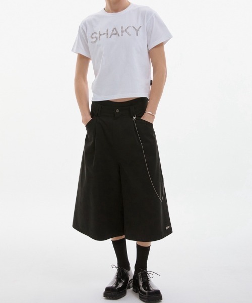 ESC STUDIO（イーエスシースタジオ）の「【ESC STUDIO】shaky t-shirt / 【イーエスシースタジオ】シェイキーロゴ半袖Tシャツ（Tシャツ/カットソー・メンズ・ホワイト・M/S）」の10枚目の写真