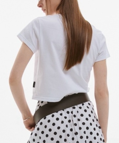 ESC STUDIO（イーエスシースタジオ）の「【ESC STUDIO】shaky t-shirt / 【イーエスシースタジオ】シェイキーロゴ半袖Tシャツ（Tシャツ/カットソー・メンズ・ホワイト・M/S）」の5枚目の写真