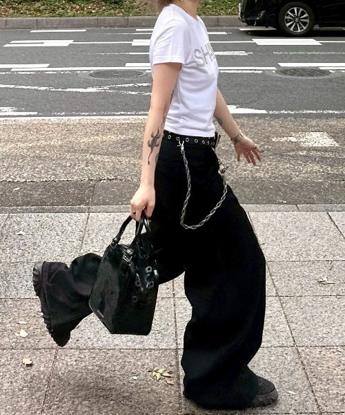 ESC STUDIO（イーエスシースタジオ）の「【ESC STUDIO】shaky t-shirt / 【イーエスシースタジオ】シェイキーロゴ半袖Tシャツ（Tシャツ/カットソー・メンズ・ホワイト・M/S）」の16枚目の写真