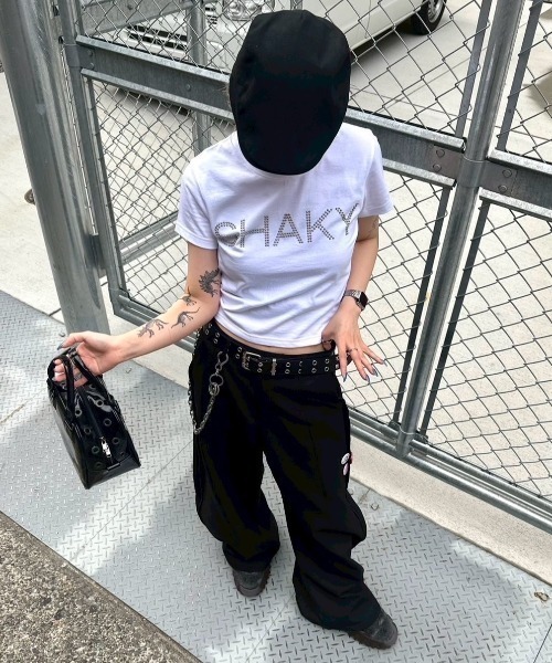 ESC STUDIO（イーエスシースタジオ）の「【ESC STUDIO】shaky t-shirt / 【イーエスシースタジオ】シェイキーロゴ半袖Tシャツ（Tシャツ/カットソー・メンズ・ホワイト・M/S）」の17枚目の写真