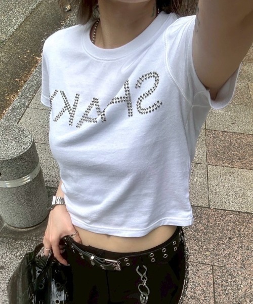ESC STUDIO（イーエスシースタジオ）の「【ESC STUDIO】shaky t-shirt / 【イーエスシースタジオ】シェイキーロゴ半袖Tシャツ（Tシャツ/カットソー・メンズ・ホワイト・M/S）」の18枚目の写真