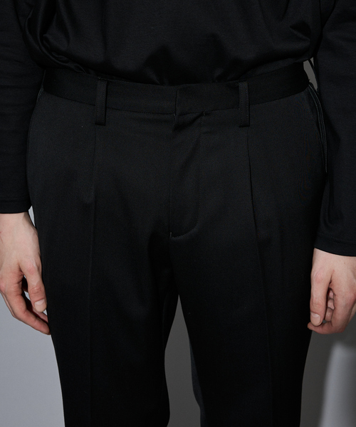 Director's Line】セットアップ タック テーパード スラックス パンツ