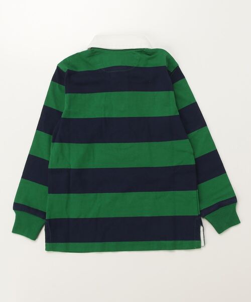 POLO RALPH LAUREN CHILDRENSWEAR(ポロ ラルフ ローレン チルドレンズウェア)の「ストライプド コットン ジャージー ラグビー シャツ(その他トップス・キッズ・マルチ・6/7/4/3)」の2枚目の写真