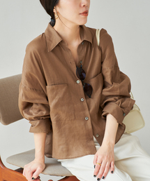 plage プラージュ シアープルオーバー カットソー 茶色 定価14.300円 Plage｜プラージュのトップス通販 - ZOZOTOWN