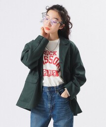 ジャケット・アウター beams boy maturely Viscose Asymme Jacket BEAMS BOY(ビームスボーイ)の「maturely / Viscose Asymme