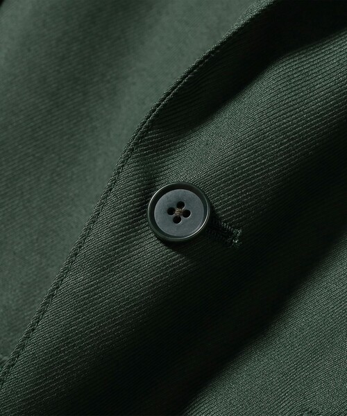 BEAMS BOY（ビームスボーイ）の「ポリエステル ツイル スリーボタン ジャケット（テーラードジャケット・レディース・ダークグリーン/ブルー系その他・0/1）」の20枚目の写真