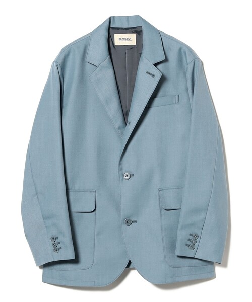 BEAMS BOY（ビームスボーイ）の「ポリエステル ツイル スリーボタン ジャケット（テーラードジャケット・レディース・ダークグリーン/ブルー系その他・0/1）」の21枚目の写真