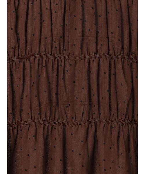 Te chichi（テチチ）の「ドットシャーリングブラウス（シャツ/ブラウス・レディース・ブラウン/チャコールグレー/ブラック・F）」の13枚目の写真