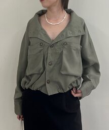 「SHENERY」 長袖シャツ - グリーン レディース オーバーサイズ 長袖 シアーシャツ レディース フロントボタン