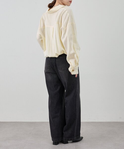 SHENERY（シーナリー）の「《サイズ展開》ビッグポケットシャツ（シャツ/ブラウス・レディース・カーキ/オフホワイト・38/36）」の6枚目の写真