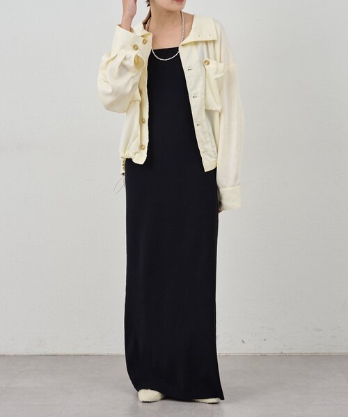 SHENERY（シーナリー）の「《サイズ展開》ビッグポケットシャツ（シャツ/ブラウス・レディース・カーキ/オフホワイト・38/36）」の14枚目の写真