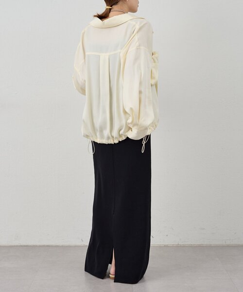 SHENERY（シーナリー）の「《サイズ展開》ビッグポケットシャツ（シャツ/ブラウス・レディース・カーキ/オフホワイト・38/36）」の17枚目の写真