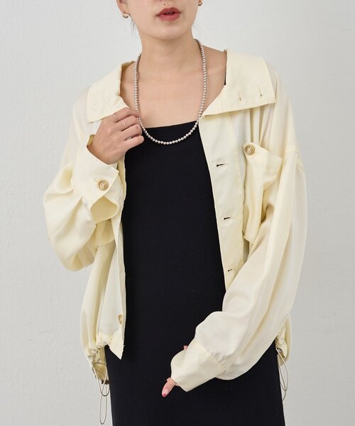 SHENERY（シーナリー）の「《サイズ展開》ビッグポケットシャツ（シャツ/ブラウス・レディース・カーキ/オフホワイト・38/36）」の21枚目の写真