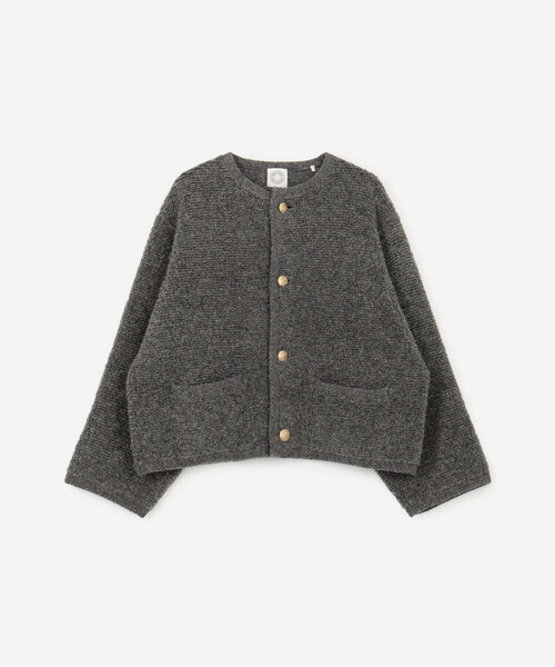 ORCIVAL（オーシバル）の「ORCIVAL | ブークレニットカーディガン WOMEN（カーディガン/ボレロ・レディース・ネイビー/グレー・1）」の5枚目の写真