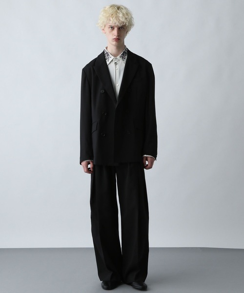 HARE（ハレ）の「【SET UP対応 イージーケア機能】TOROMIシシュウシャツ(HARE)（シャツ/ブラウス・メンズ・ホワイト/レッド/ブラック/グレー/ライトブルー/ブルー/グレー系その他/サックスブルー系/ブラック系その他・SMALL/MEDIUM）」の20枚目の写真