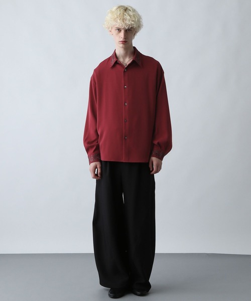 SET UP対応 イージーケア機能】TOROMIシシュウシャツ(HARE)（シャツ