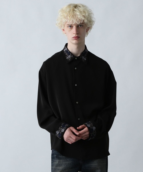 SET UP対応 イージーケア機能】TOROMIシシュウシャツ(HARE)（シャツ