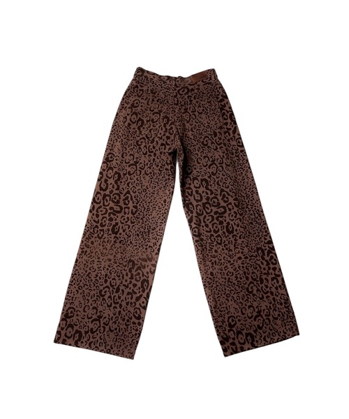 フロッキーレオパードJ/Wワイドストレートパンツ（その他パンツ