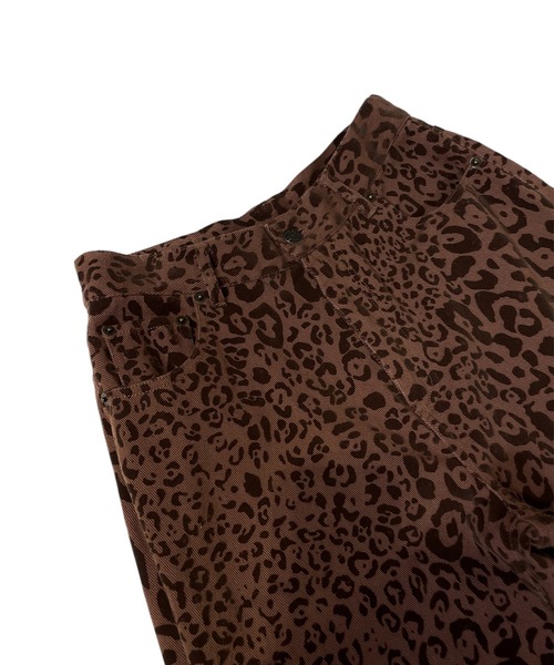 フロッキーレオパードJ/Wワイドストレートパンツ（その他パンツ