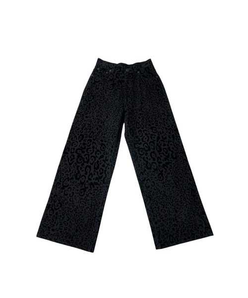 フロッキーレオパードJ/Wワイドストレートパンツ（その他パンツ