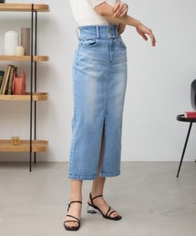 AZUL by moussy | AZUL DENIM ハイウエストスカート(デニムスカート)