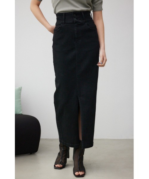 AZUL by moussy(アズールバイマウジー)の「【サイズ,身長別画像あり】AZUL DENIM ハイウエストスカート(デニムスカート・レディース・ライトブルー・X-SMALL/LARGE/SMALL/MEDIUM)」の18枚目の写真