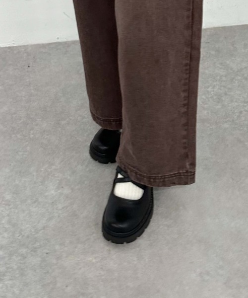 archives（アルシーヴ）の「ダブルクロスパンプス（パンプス・レディース・ブラック・MEDIUM/LARGE）」の7枚目の写真