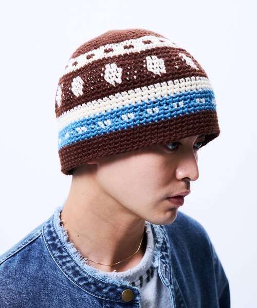 THE BOLDMAN チャンキーニットビーニー Chunky Knit Beanie / チャンキーニットビーニー（ニットキャップ