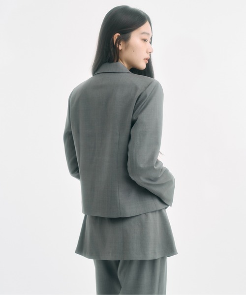 FEKETE（フェケテ）の「wrap skirt / ラップスカート（スカート・レディース・グレー/ブラック・FREE）」の7枚目の写真